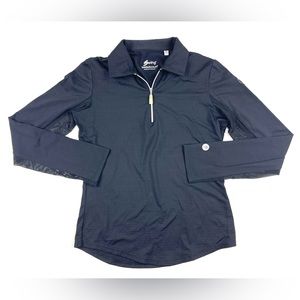 Swing Bette & Court Black Women’s Golf Top Size XS